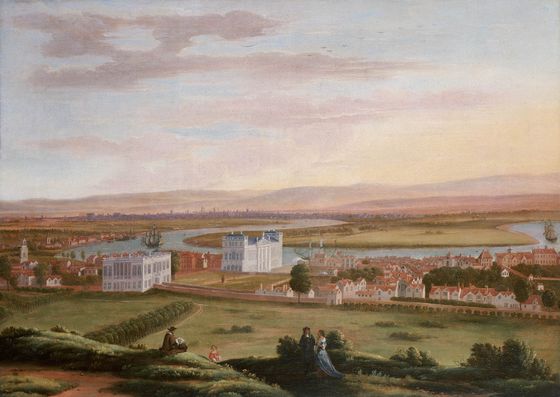 Hendrick Danckerts A View of Greenwich and the Queen s House from the South-East by Hendrick Danckerts